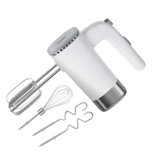 5-Speed 500W Electric Hand Food Mixer Handheld Kitchen Dough Blender With 2 Beaters 1 Whisk and 2 Dough Hooks 2