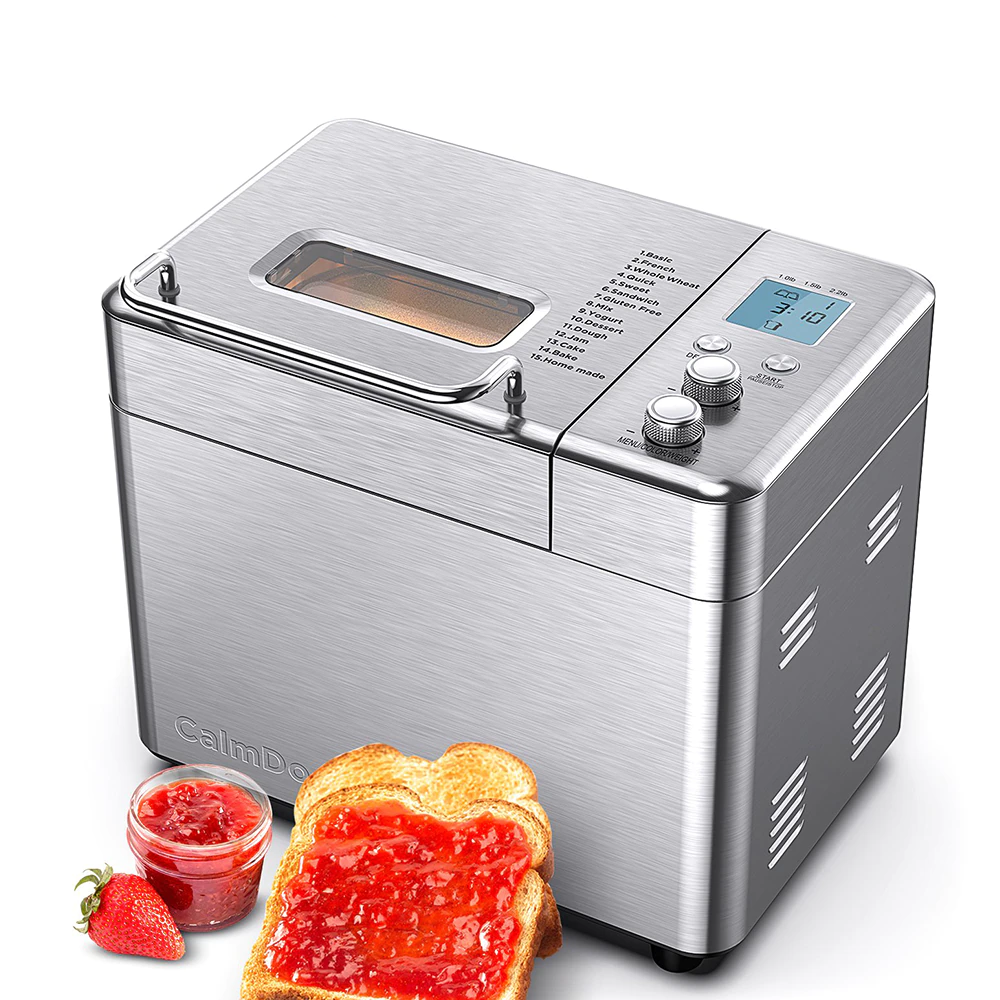 Automatic Bread Maker 600W Programmable Bread Machine with 3 Loaf Sizes Fruit Nut Dispenser Automatic Bread Maker 600W Programmable Bread Machine with 3 Loaf Sizes Fruit Nut Dispenser