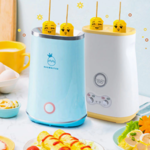 Household Electric Automatic rising double Egg Roll Maker Cooking Tool Egg Cup Omelette Master Sausage Machine Yellow