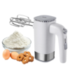 5-Speed 500W Electric Hand Food Mixer Handheld Kitchen Dough Blender With 2 Beaters 1 Whisk and 2 Dough Hooks