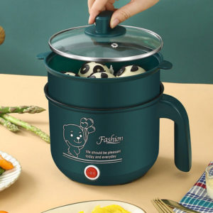 Electric Cooking Machine Household 1-2 People Hot Pot Single/Double Layer Multi Electric Rice Cooker Non-stick Pan Multifunction