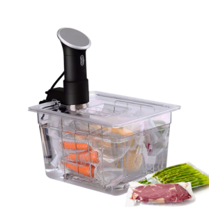 Stainless Steel Sous Vide Rack and 11L Sous Vide Cooker Containers Sets Detachable Dividers Separator for Immersion Circulators